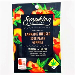 Smokiez Edibles Peach Sour Fruit Chew