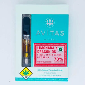 Avitas - Limonada x Dragon OG Live Resin Cartridge