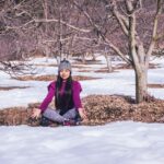 meditation in the snow