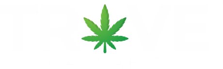 Trove Cannabis Logo with Weed Icon